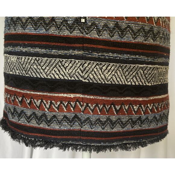 Sam Edelman Aztec Wrap Mini Skirt Prairie Dreamer Size 2 - Picture 10 of 12